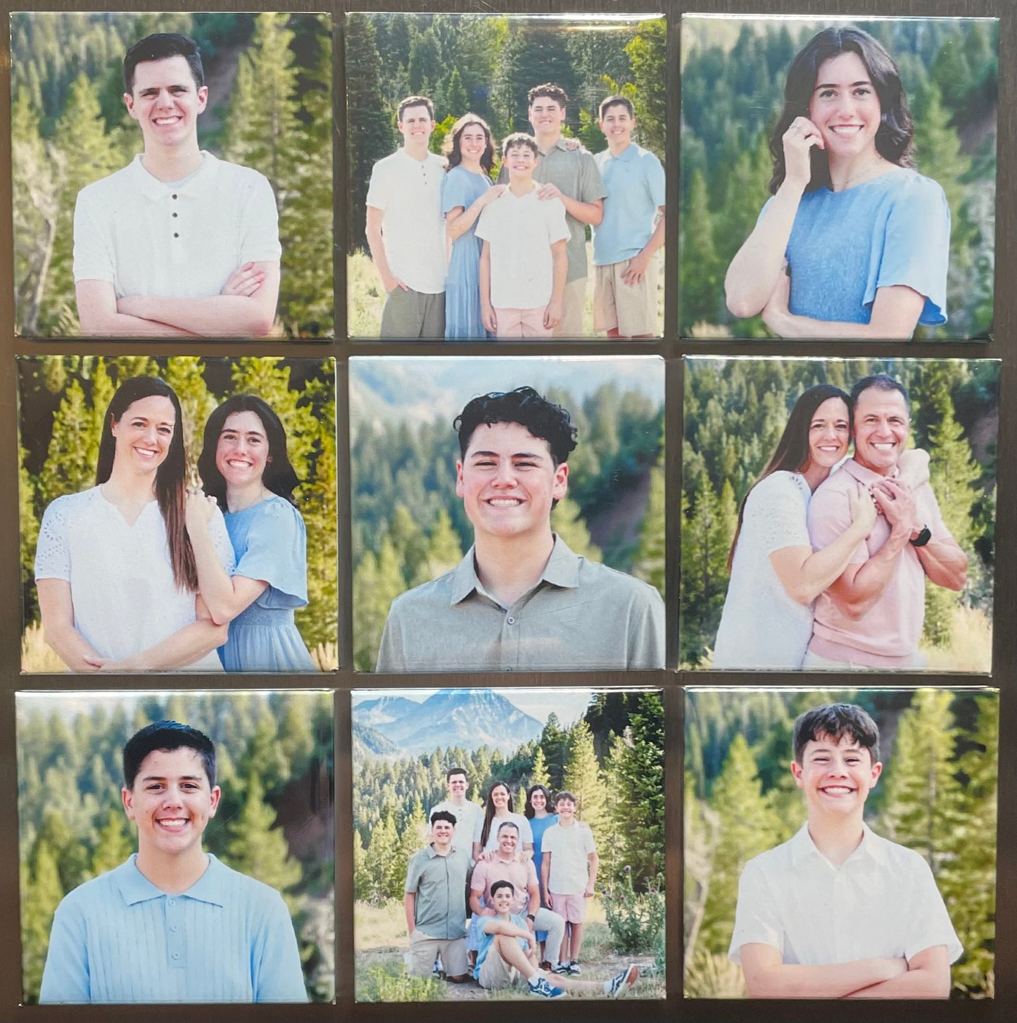 Photo Magnets-Set of 9